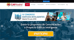 Desktop Screenshot of cafmadrid.es